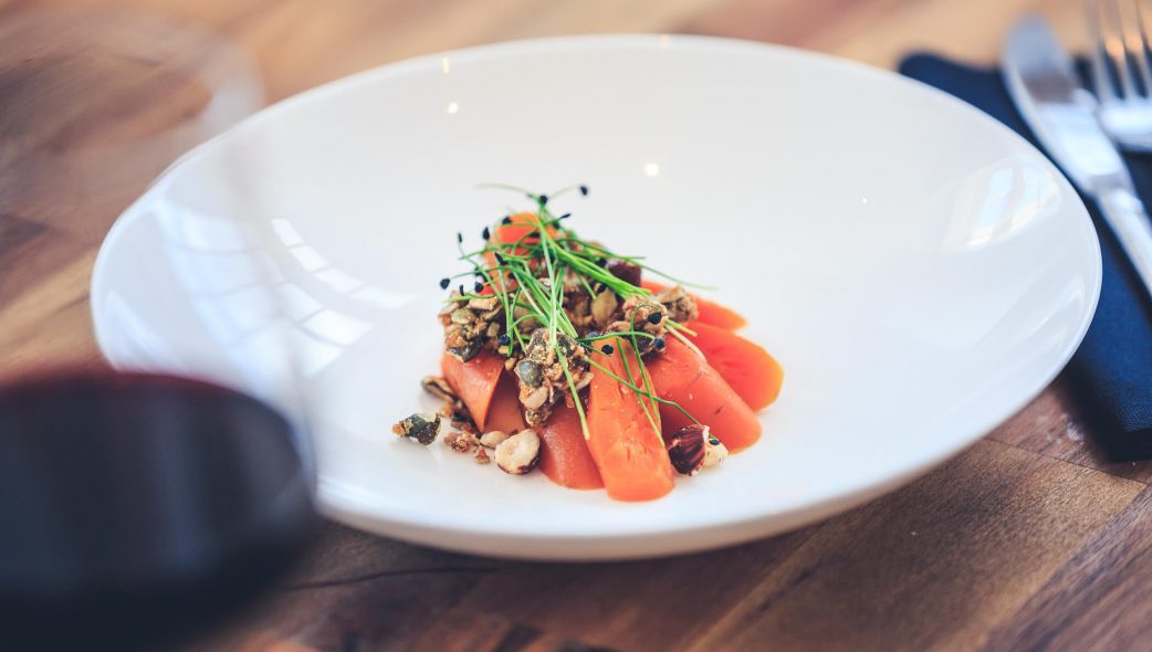 Food photography: Roast carrots @ Feed, Pudsey