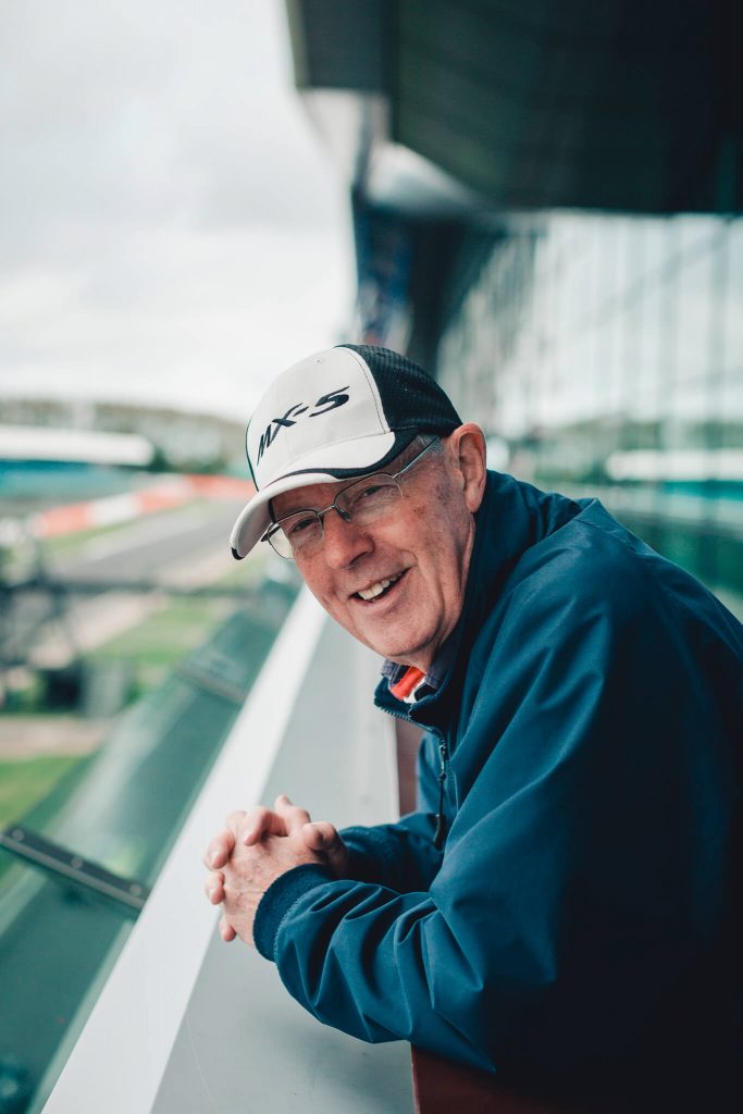 Overlooking the pit lane - Silverstone circuit