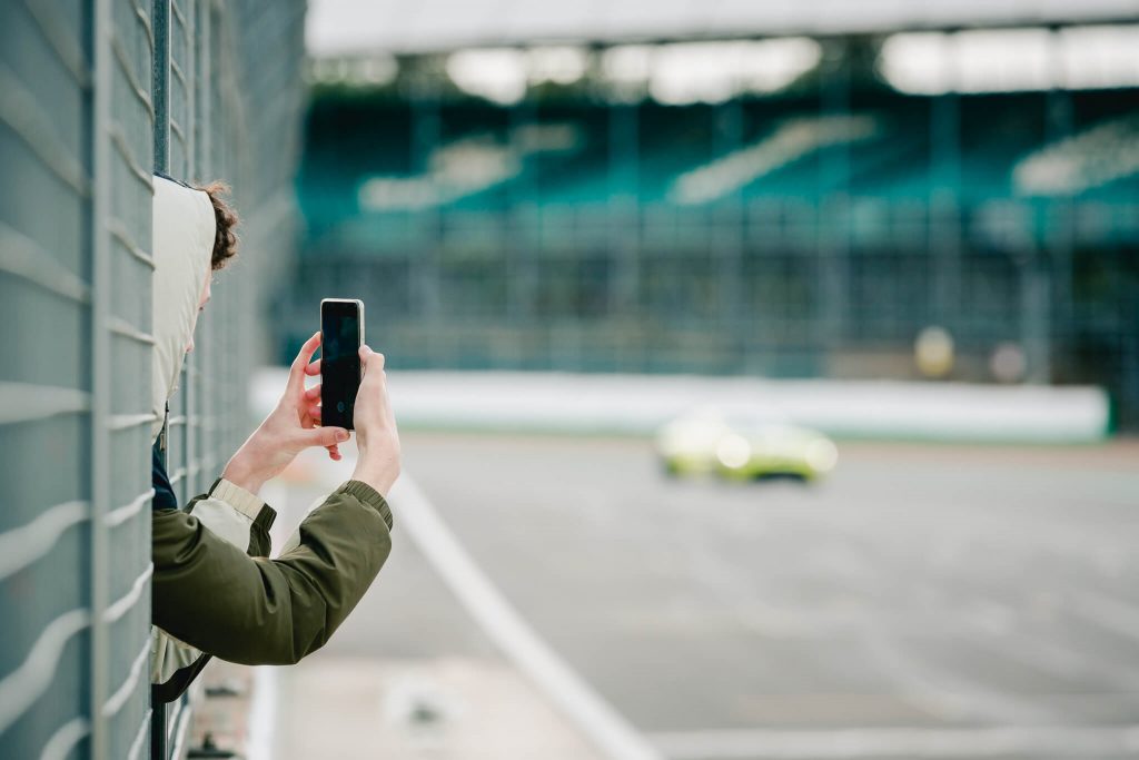 Start/finish straight - Silverstone circuit