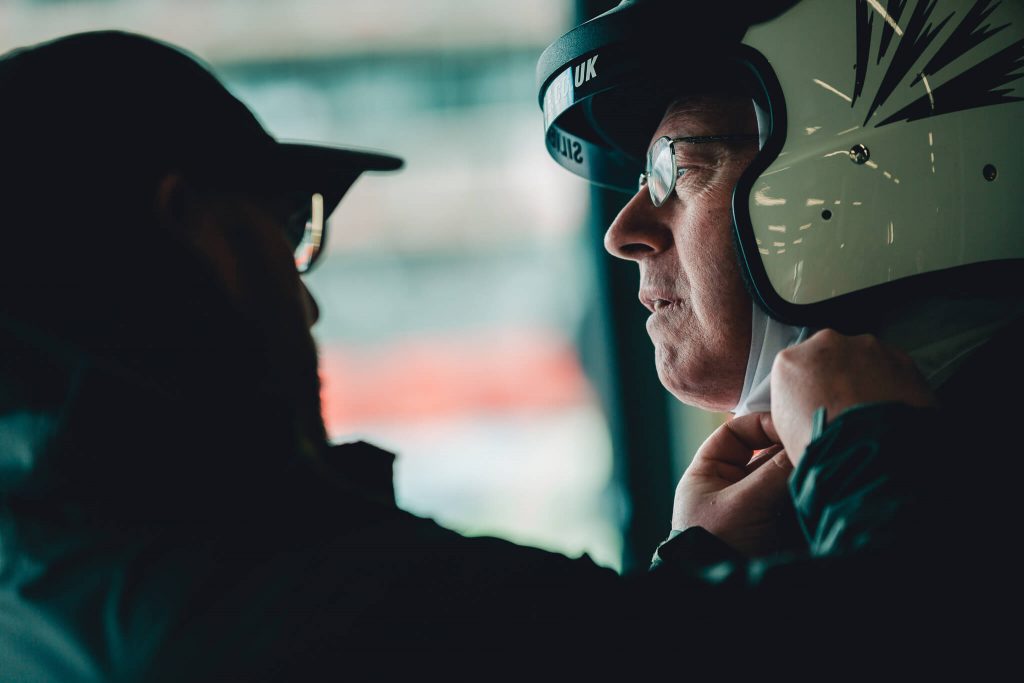 Pit lane preparations - Silverstone circuit