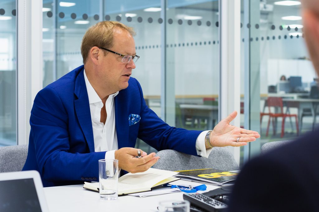 Round table discussion editorial photography for Yorkshire Business Insider Magazine