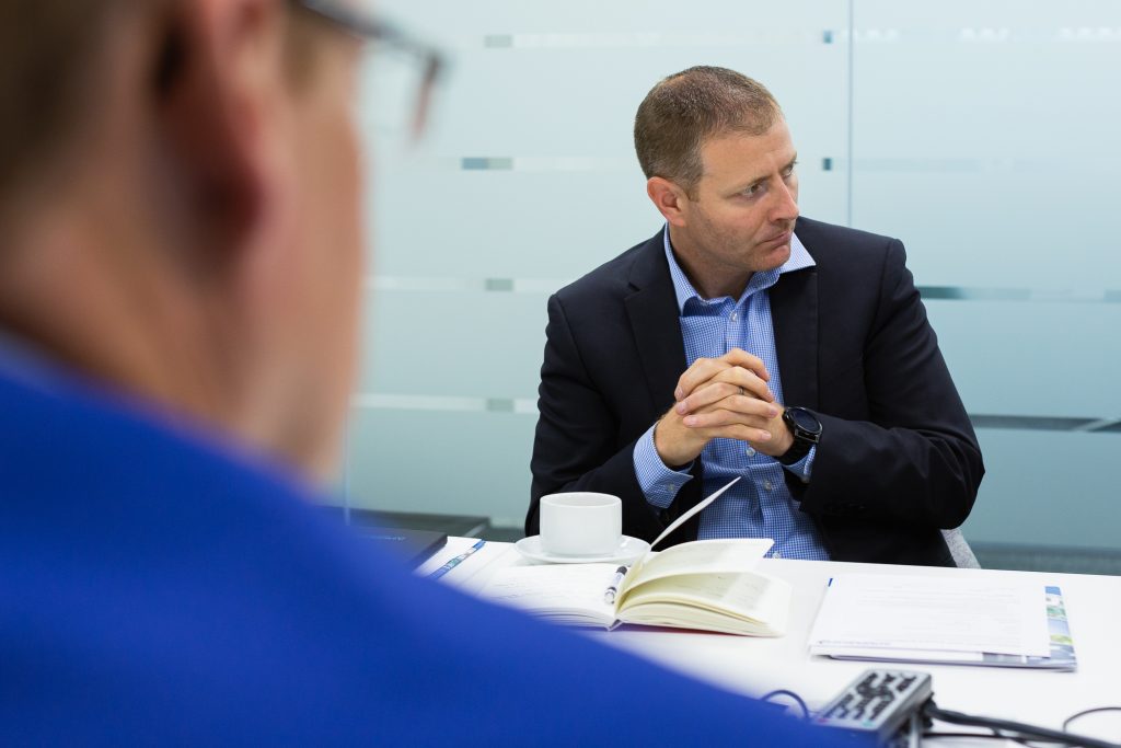 Round table discussion editorial photography for Yorkshire Business Insider Magazine