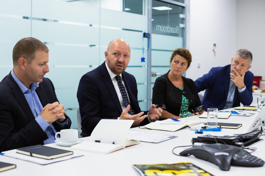 Round table discussion editorial photography for Yorkshire Business Insider Magazine