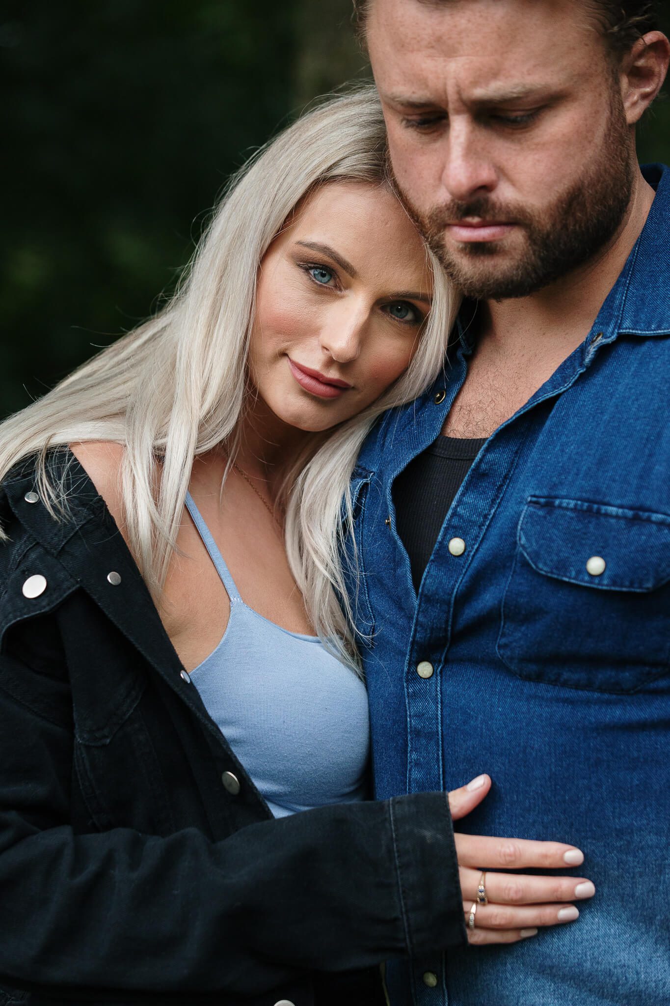 Couple photoshoot at Golden Acre Park, Leeds