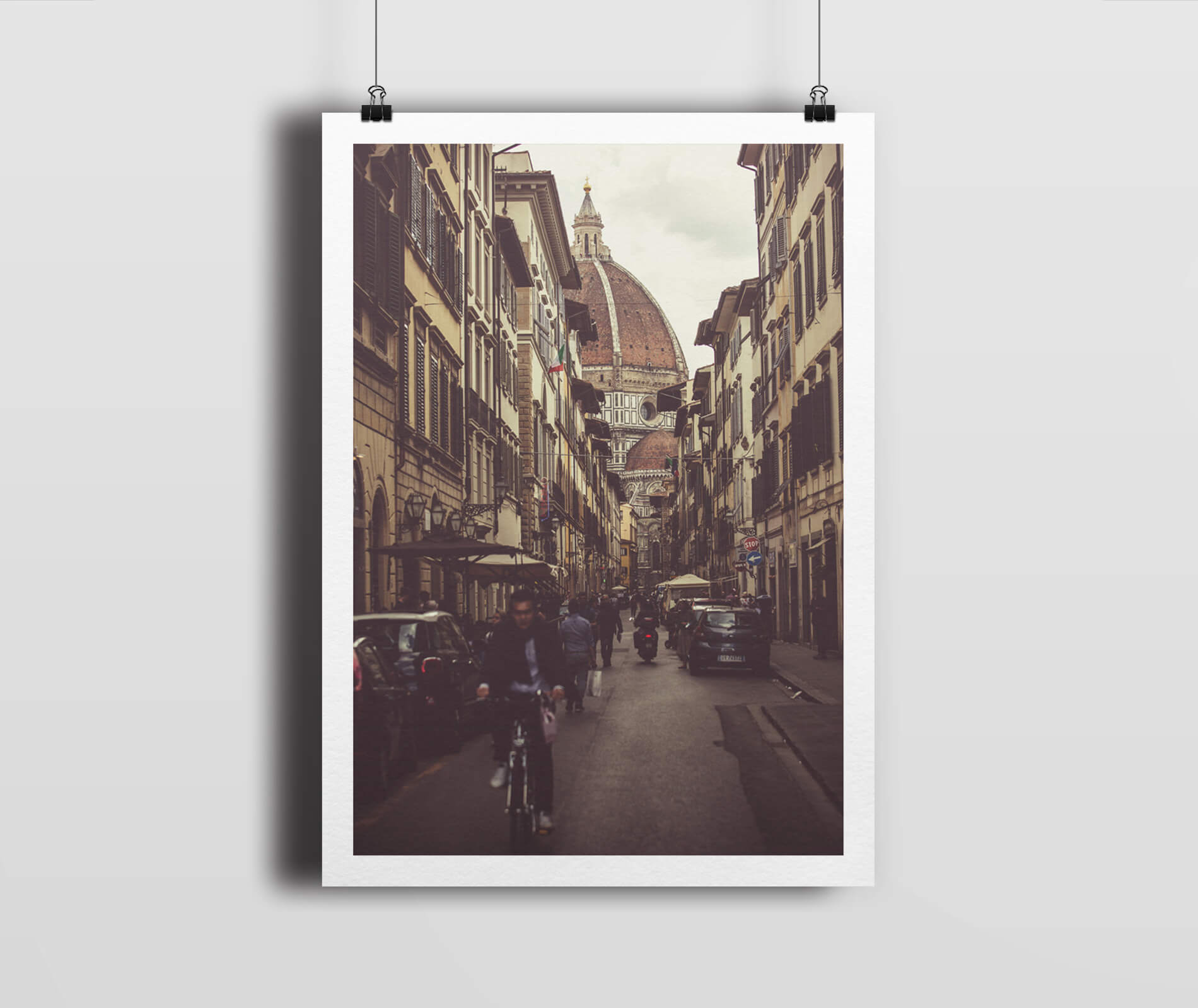 "FLORENCE" Giclée Fine Art Print, Italy (Hanging)