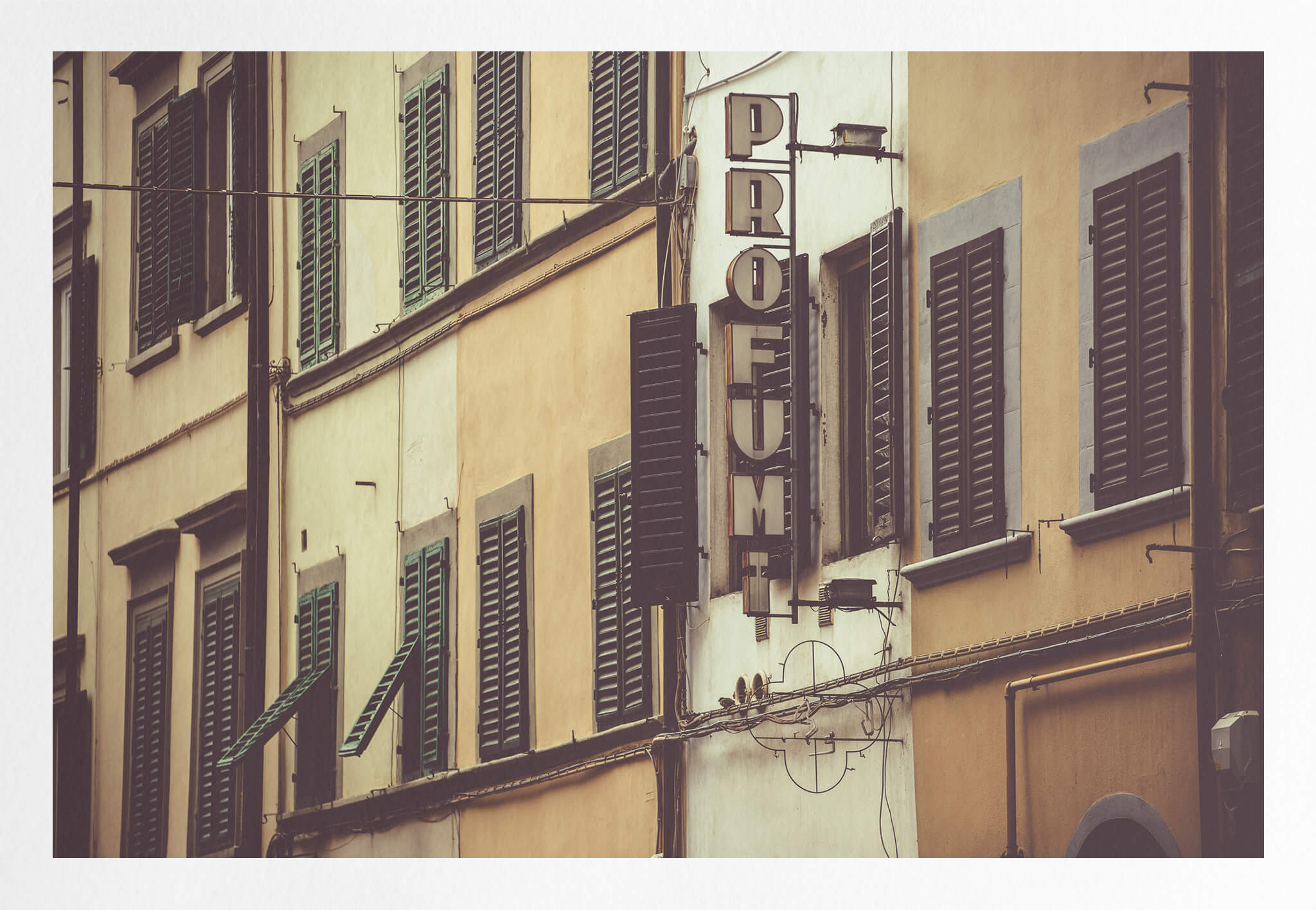 "PROFUM" Giclée Fine Art Print, Florence Italy