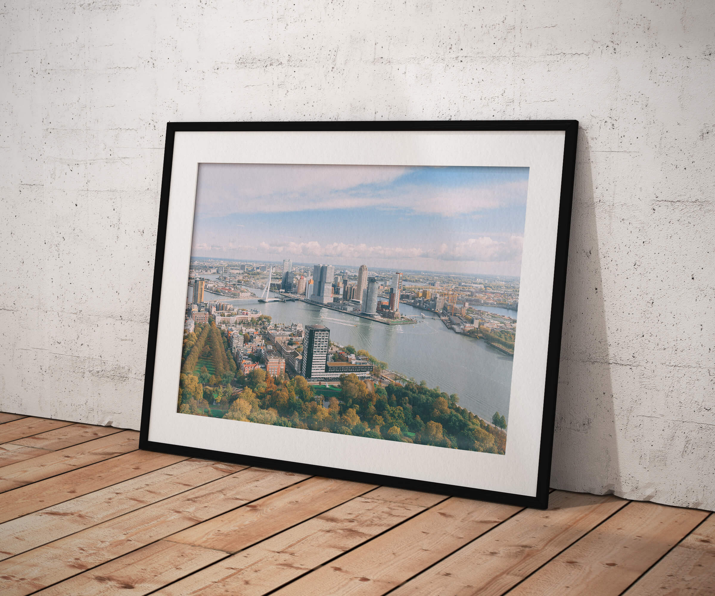 "ROTTERDAM" Giclée Fine Art Print, Netherlands (Framed)