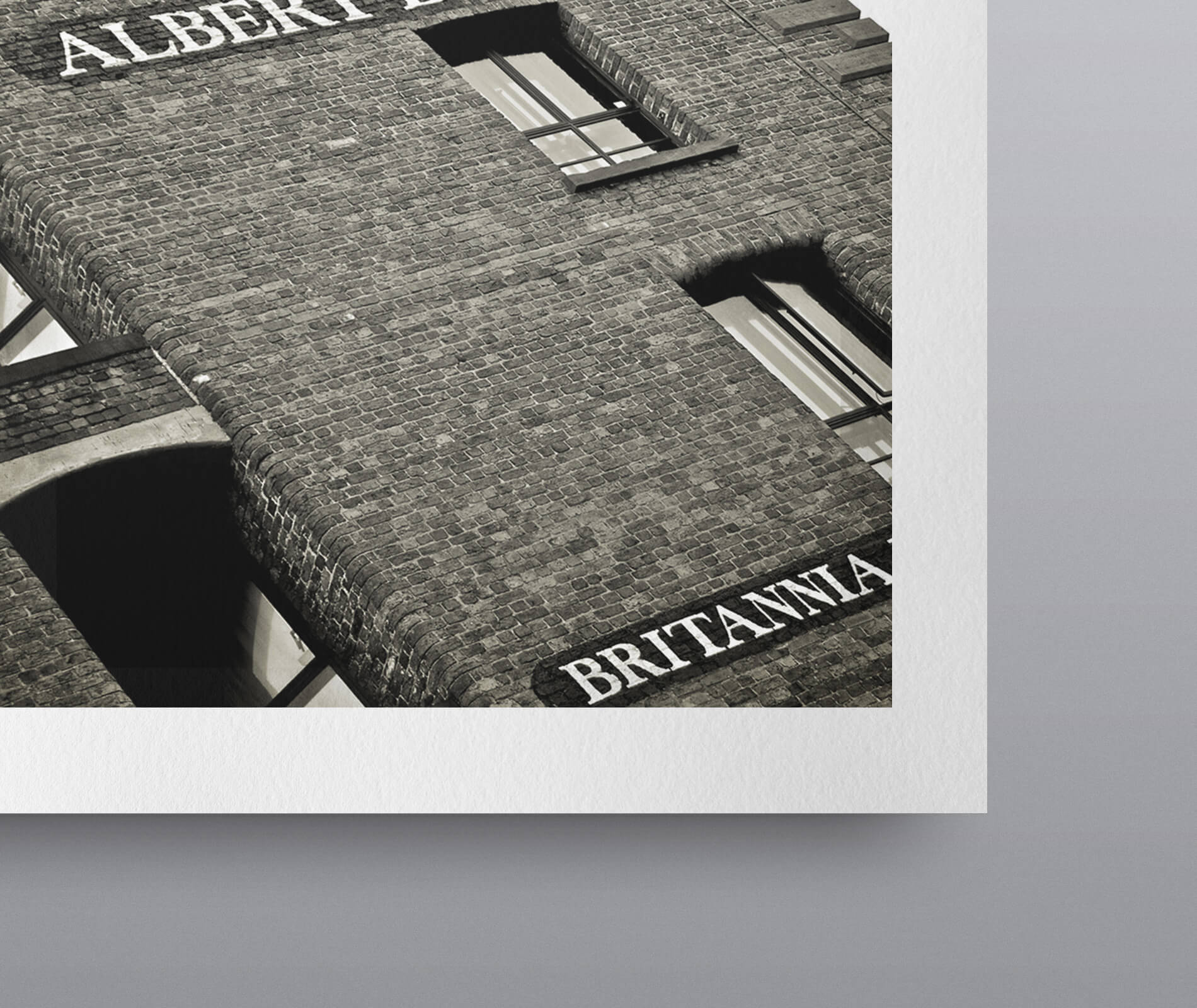 "ALBERT DOCK" Giclée Fine Art Print, Liverpool (Detail)
