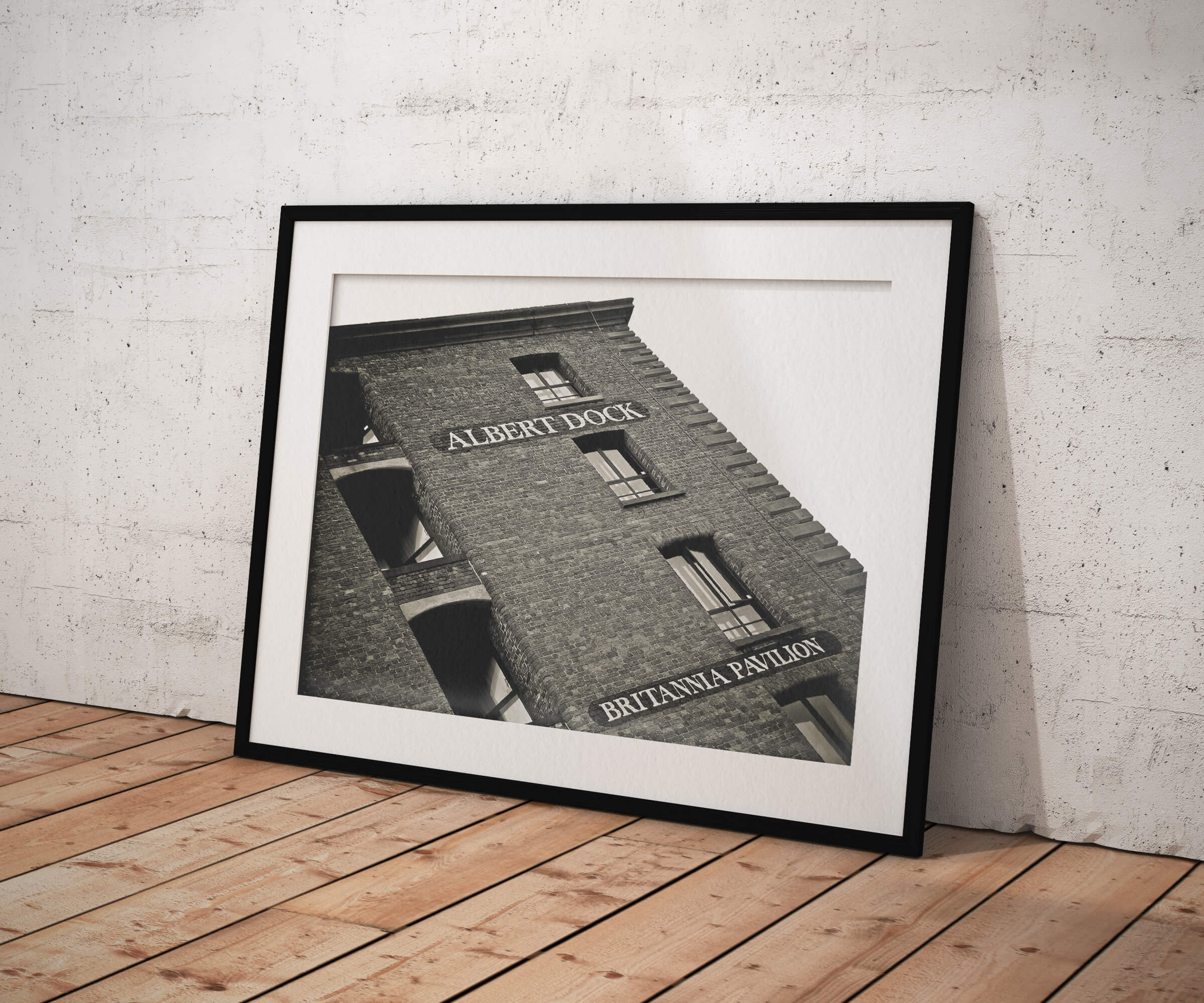 "ALBERT DOCK" Giclée Fine Art Print, Liverpool (Framed)