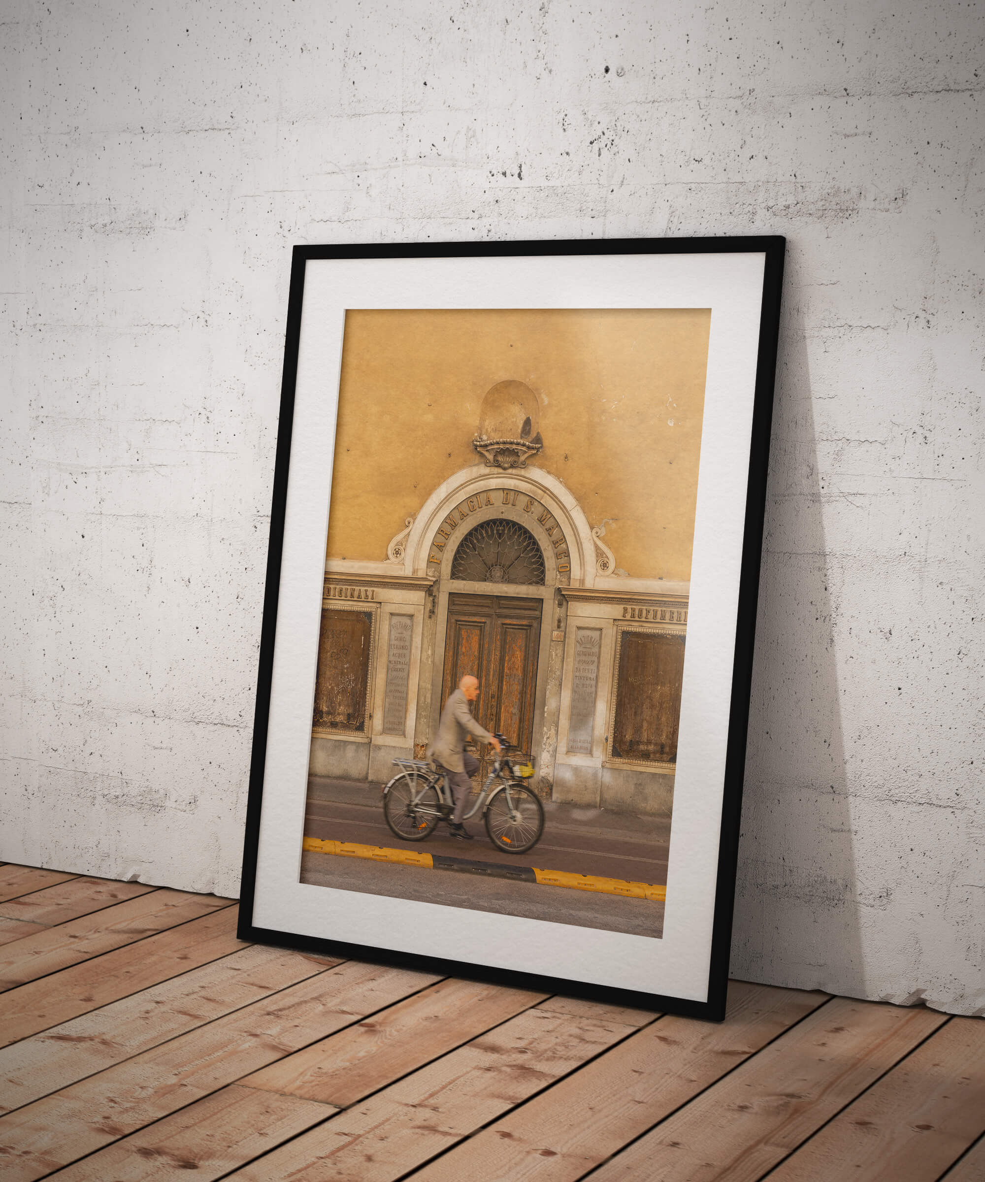 "BIKE" Giclée Fine Art Print, Florence Italy (Framed)