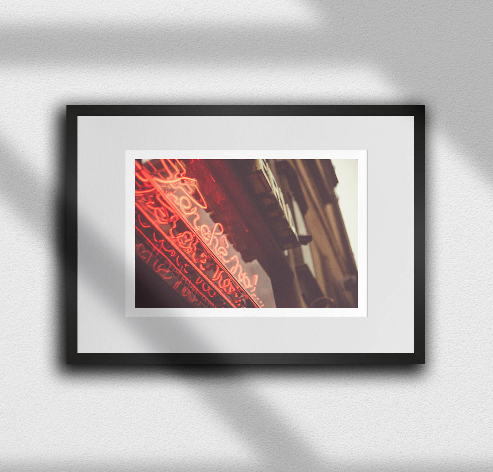 "NEON" Giclée Fine Art Print, Florence Italy