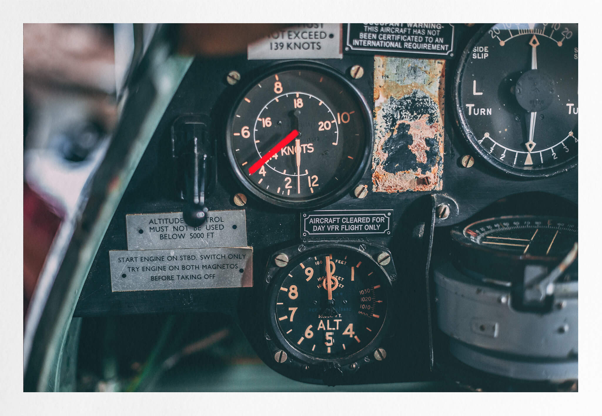 "TIGERMOTH DIALS" Giclée Fine Art Print