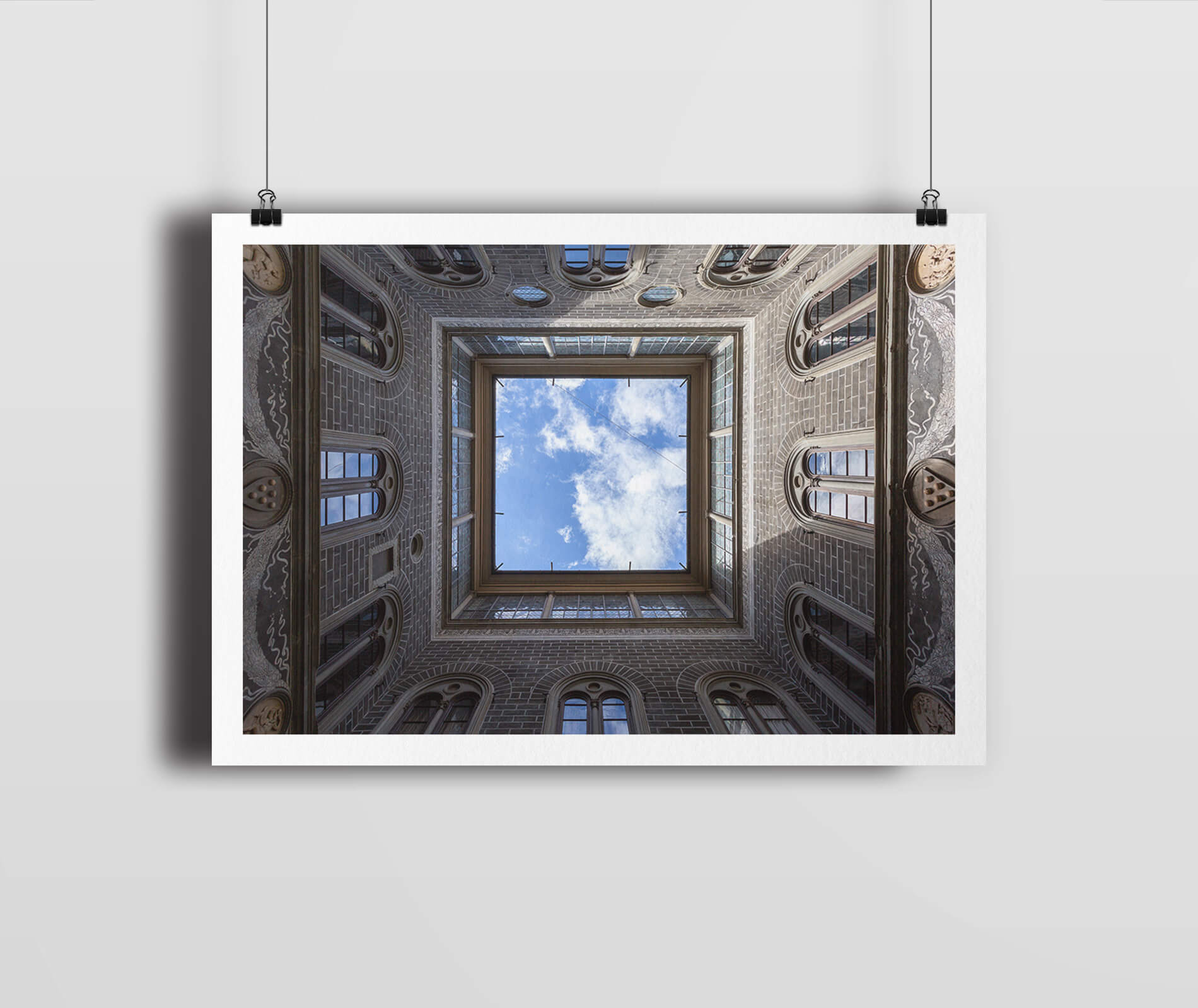 "UP" Giclée Fine Art Print, Florence Italy (Hanging)
