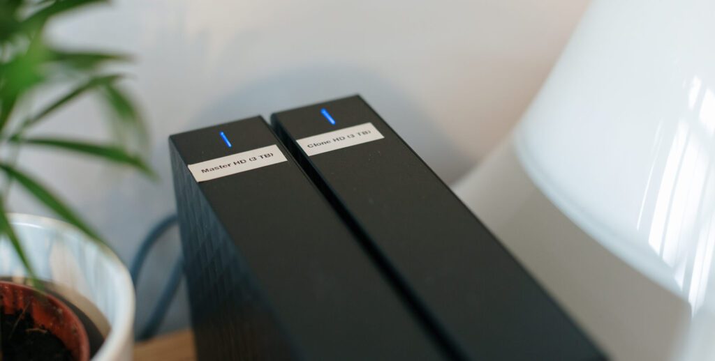 Master and Clone External Hard Disk Drives
