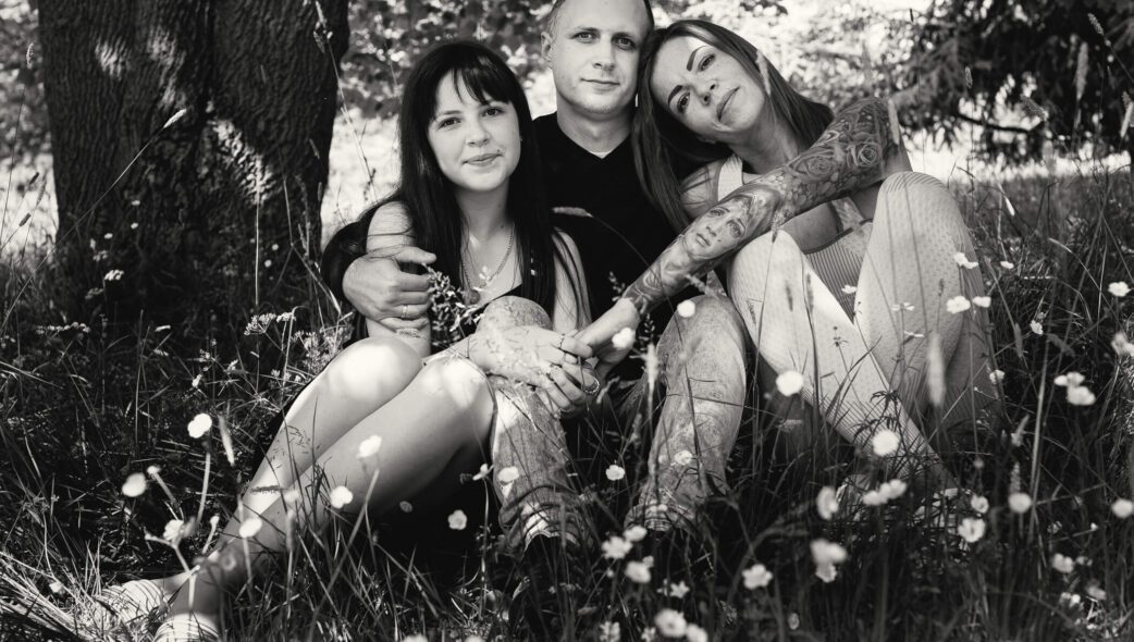 Family portrait taken from a recent shoot at Temple Newsam, Leeds
