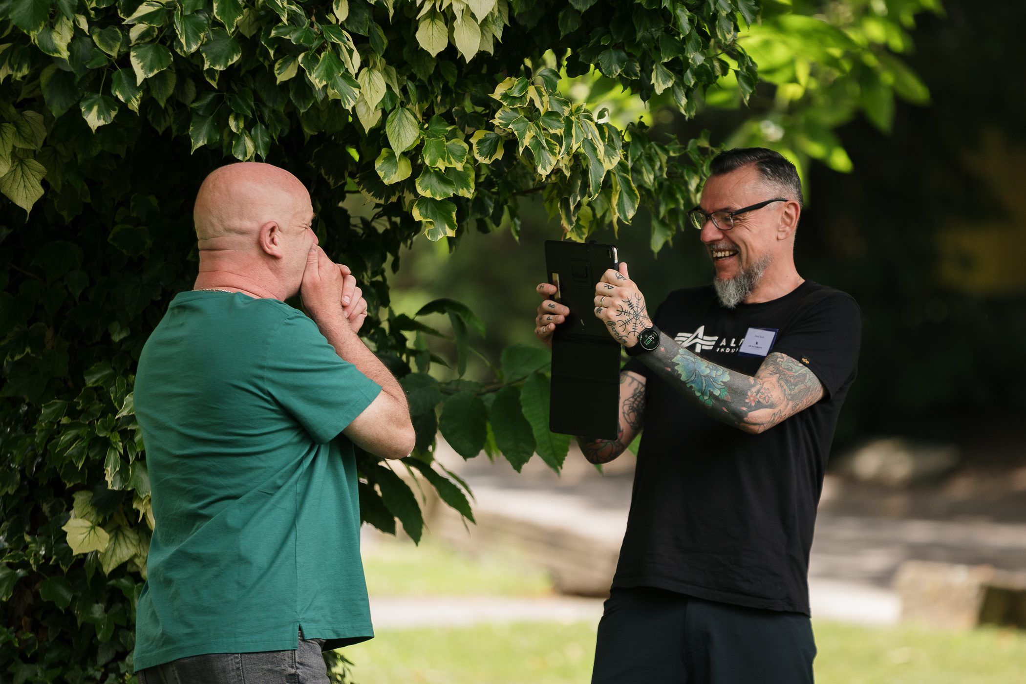 Corporate Away Day Photography in the grounds of Oulton Hall in Leeds