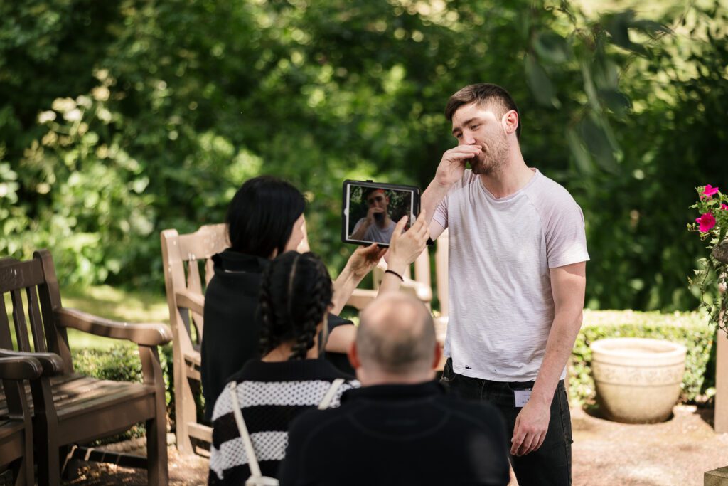 As part of the GPS Treasure Hunt, teams needed to carry out a series of challenges such as making beatboxing videos