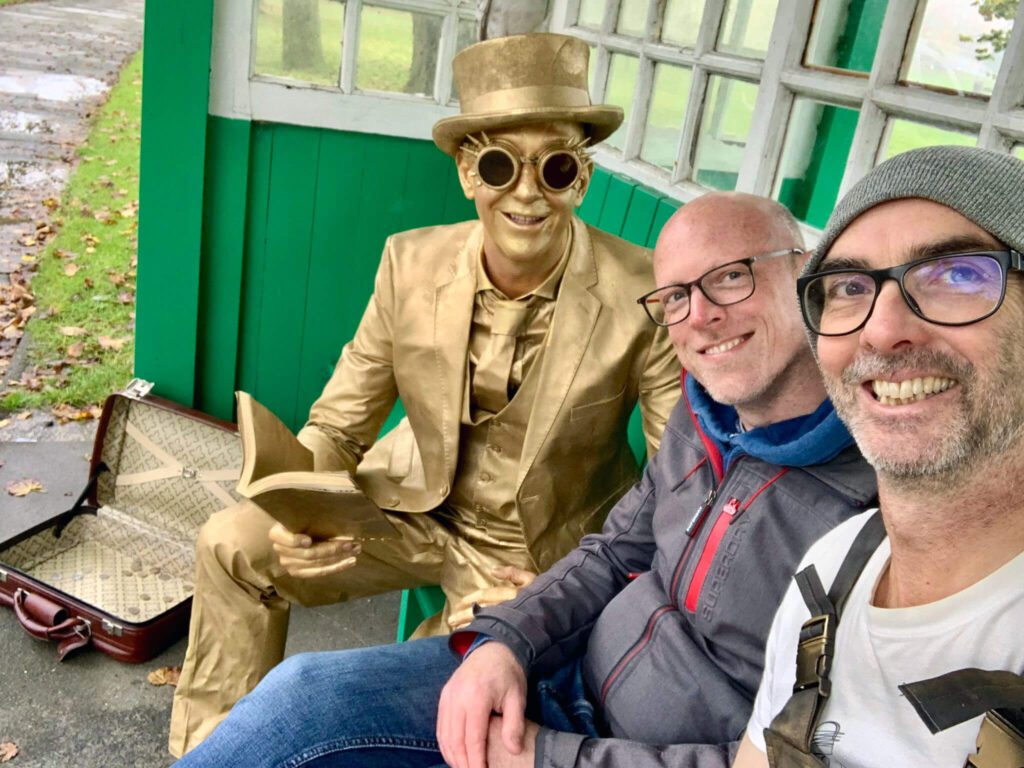 Just three friends being ridiculous. Behind the scenes of 'MANNEQUIN' - A Film by Simon Wiffen and Art Making Animals