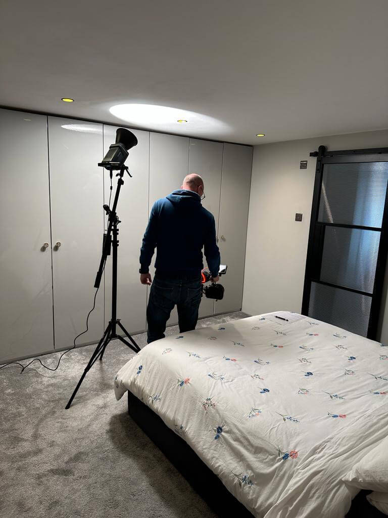 On set shooting 'MANNEQUIN' - A Film by Simon Wiffen and Art Making Animals