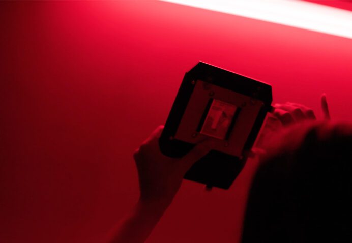 Still frame from film about photographer Emily Ryalls, The Art House Wakefield