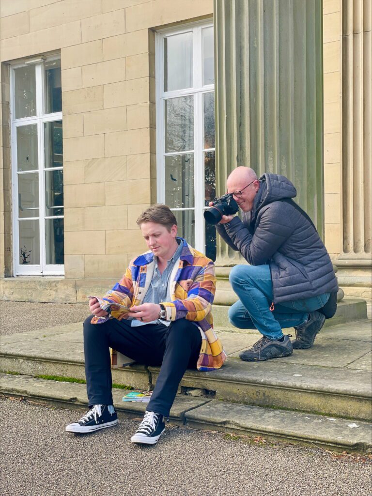 Behind the scenes of my shoot capturing families with NPUK
