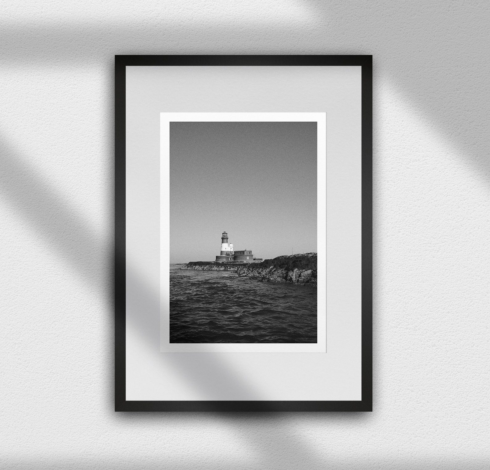 "LONGSTONE LIGHTHOUSE" Giclée Fine Art Print, Farne Islands, Northumberland
