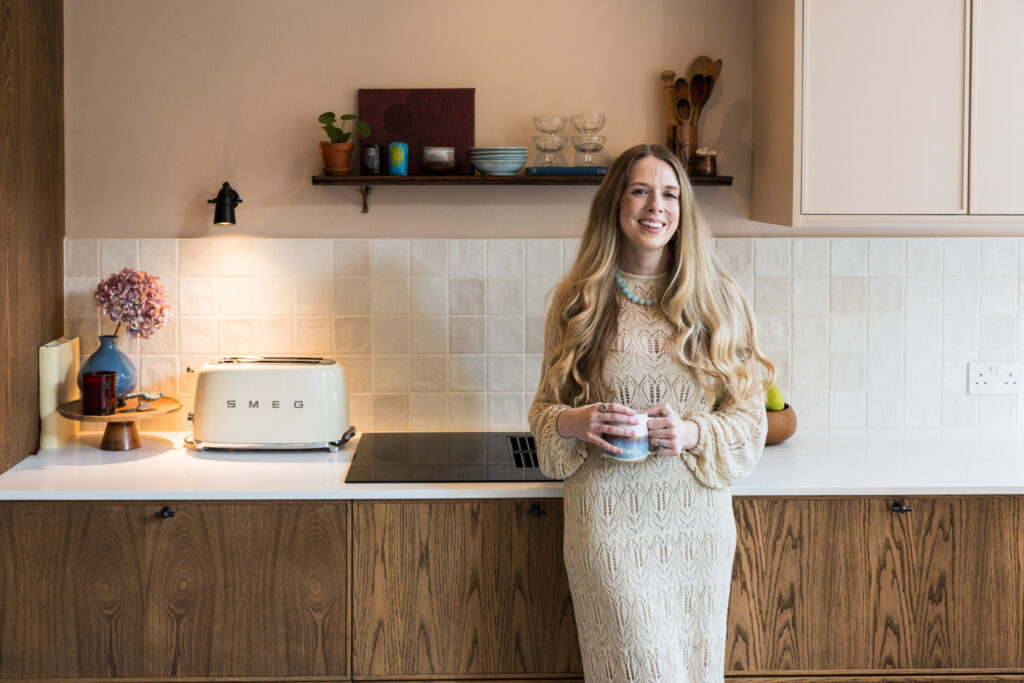 Editorial Photography of Heather, At Home With SMEG kitchen competition winner for SMEG - North Leeds