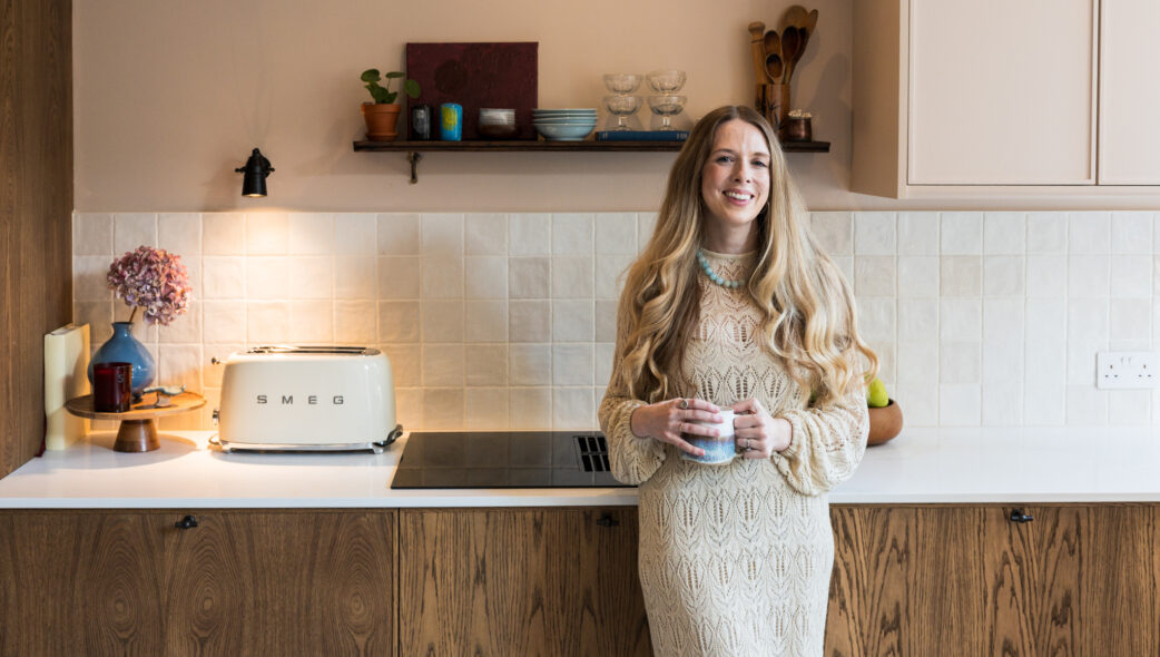 Editorial Photography of Heather, At Home With SMEG kitchen competition winner for SMEG - North Leeds
